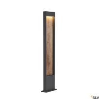 Pastatomas lauko šviestuvas SLV Flatt Pole, 9.7W, LED, IP65, ruda sp., 4.5 cm x 100 cm