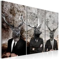 Reprodukcija Artgeist Deer In Suits I N7116-DKXPWD, 90 cm x 60 cm