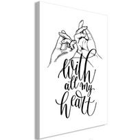 Reprodukcija Artgeist With All My Heart N9303PWD, 40 cm x 60 cm