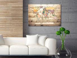 Kamštinė reprodukcija Artgeist The World At Your Fingertips, k-b-0009-p-b, 120 cm x 80 cm