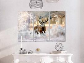 Reprodukcija Artgeist Deer In The Cold I N7207-DKX, 120 cm x 80 cm
