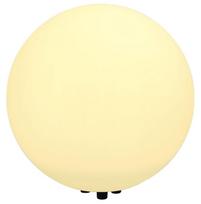 Pastatomas lauko šviestuvas SLV Rotoball, 24W, E27, IP44, balta sp., 50 cm x 50 cm