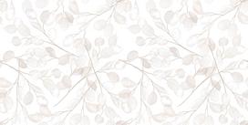 Dekoratyvinė plytelė, keraminė Golden Tile Mono White rametti 4823057161892, 60 cm x 30 cm, balta sp.