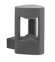 Pastatomas lauko šviestuvas Su-Ma Fan, 11W, GX53, IP54, juoda sp., 12.5 cm x 20 cm