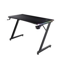 Kompiuterinių žaidimų stalas Trust GXT 709 LUMINUS, 120 cm x 60 cm, 74 cm, juoda sp.
