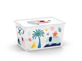 Daiktadėžė su dangčiu Kis C Box Style, 50 l, įvairių spalvų, 55 x 38.5 x 30.5 cm