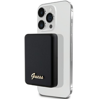 Nešiojamas įkroviklis (Power bank) Guess Magsafe, 5000 mAh, 5 - 15 W, juoda sp.