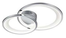 Šviestuvas lubų Trio Granada 673810206, LED, 3000 °K x 29 W, chromo sp.