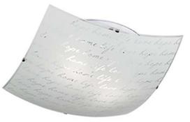 Šviestuvas lubų Trio Signa 602500201, E27, 2 x 40 W, balta sp. / balta sp., 40 x 40 cm