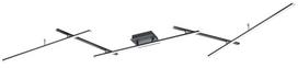Šviestuvas lubų Trio Arvin 628410532, LED, 2700 - 6500 °K x 22 W, juoda sp. / juoda sp.