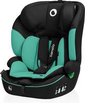 Automobilinė kėdutė Lionelo Levi i-Size, juoda sp./žalia sp., 9 - 36 kg