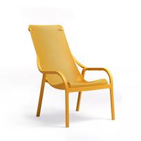 Lauko kėdė Nardi Net Lounge, geltona sp., 90 cm x 62 cm x 99 cm