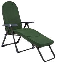Lauko gultas Patio Modena Black Edition, juoda sp./žalia sp., 142 cm x 59 cm x 105 cm