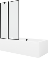 Vonia su sienele, laisvai pastatoma Mexen Cube, 170 cm x 80 cm x 39 cm, stačiakampis, balta sp.