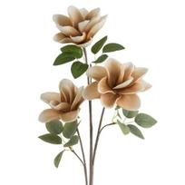 Dirbtinė gėlė, magnolija Flore 752, smėlio sp., 68 cm x 14 cm