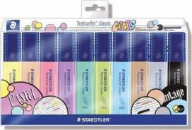 Teksto žymeklis Staedtler Textsurfer, 1 - 5 mm, įvairių spalvų, 10 vnt.