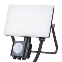 Prožektorius su judesio davikliu, tvirtinamas prie lubų arba sienos Milagro EKN9018, 20 W, 2000 lm, 5000 °K, IP44, juoda sp.