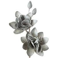 Dirbtinė gėlė, magnolija Flore 715, sidabro sp., 86 cm x 20 cm