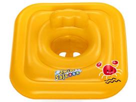 Pripučiamas ratas Bestway Swim Safe, geltona sp., 76 cm
