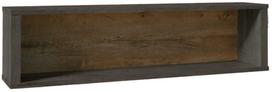 Sieninė lentyna Gala Meble Montana W1, ąžuolo sp./pilka sp., 32 cm x 25 cm x 130 cm