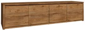 Televizoriaus spintelė Gala Meble Montana K4D, rusva sp., 43 cm x 170 cm x 48 cm