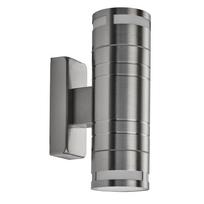 Sieninis lauko šviestuvas Searchlight 2018-2-LED, 7W, GU10, IP44, nerūdijančiojo plieno sp.