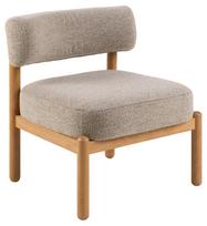 Krėslas Burley Monza 60, smėlio sp., 69 cm x 66.5 cm x 75 cm