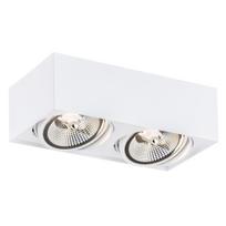 Šviestuvas lubų Argon Rodos Plus 1048, GU10, 2 x 15 W, balta sp., 30 x 15 cm