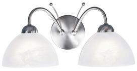 Šviestuvas sieninis Searchlight Milanese 1132-2SS, E14, 2 x 60 W, balta sp.