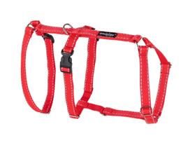 Petnešos šunims Amiplay Safety Reflective, raudona sp., 350 - 550 mm x 15 mm, M