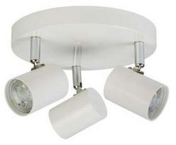 Šviestuvas lubų Searchlight Rollo 3Lt, LED, 3000 °K, 3 x 11.5 W, balta sp.