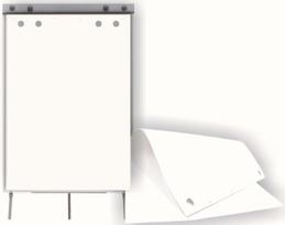 Bloknotas SM-LT, balta sp./chromo sp.