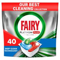 Indaplovių kapsulės Fairy Platinum Plus All in One’i Deep Clean, 40 vnt.