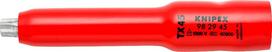Žvaigždinė varžtų veržlių galvutė Knipex 98 29 45, TX45, 117 mm, 3/8", Ø23 mm