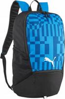 Mokyklinė kuprinė Puma Individual Rise 79911 02, mėlyna sp./juoda sp., 32 cm x 10 cm x 47 cm