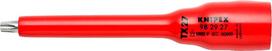 Žvaigždinė varžtų veržlių galvutė Knipex 98 29 27, TX27, 123 mm, 3/8", Ø23 mm