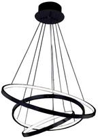 Šviestuvas kabinamas AZzardo Wheel AZ2920, LED, 3000 °K, 3 x 26.6 W, balta sp. / juoda sp., 75 x 75 cm
