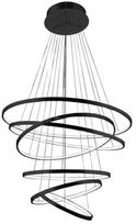 Šviestuvas kabinamas AZzardo Wheel AZ2923, LED, 3000 °K, 6 x 23.3 W, balta sp. / juoda sp.