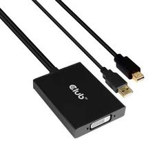 Adapteris Club3D HDCP ON CAC-1130 Mini DisplayPort Male (vyriška), DVI Female (moteriška), juoda sp.