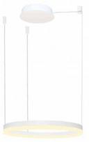 Šviestuvas kabinamas AZzardo Halo AZ4967, LED, 3000 °K, 1 x 47 W, balta sp., 60 x 60 cm