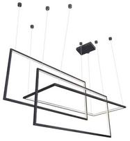 Šviestuvas kabinamas AZzardo Metric AZ2914, LED, 3000 °K, 3 x 45 W, balta sp./juoda sp.