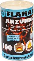 Ugnies įdegtukai Flamax Paraffin ignition cubes, 100 vnt.