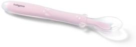 Šaukštelis BabyOno Flexible 785/03, 6+ mėn., silikonas, rožinė sp.