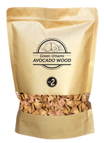 Medžio drožlės Smokey Olive Wood Avocado No. 2, avokadas, 1.7 l, ruda sp.