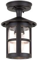 Lubinis lauko šviestuvas Elstead Lighting Hereford, 100W, E27, IP43, juoda sp., 15 cm x 23.5 cm