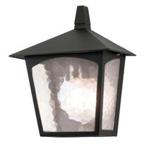 Sieninis lauko šviestuvas Elstead Lighting York 1, 60W, E27, IP23, juoda sp., 21 cm x 28 cm