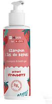 Dušo želė ir šampūnas, vaikams HiSkin Extract Strawberry 2in1, 280 ml