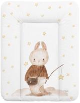 Vystymo kilimėlis Ceba Baby Basic Dreamer, 70 cm x 50 cm, balta sp./geltona sp./ruda sp.