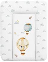 Vystymo kilimėlis Ceba Baby Basic Balloons, 70 cm x 50 cm, balta sp./pilka sp./ruda sp.