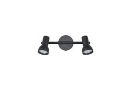 Šviestuvas nukreipiamasis Reality Cantar R81792032, GU10, 2 x 5 W, juoda sp. / juoda sp.